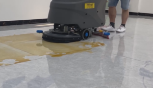 Proper frequency and intensity use of floor scrubbers