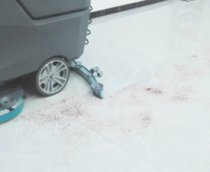 airport floor scrubber